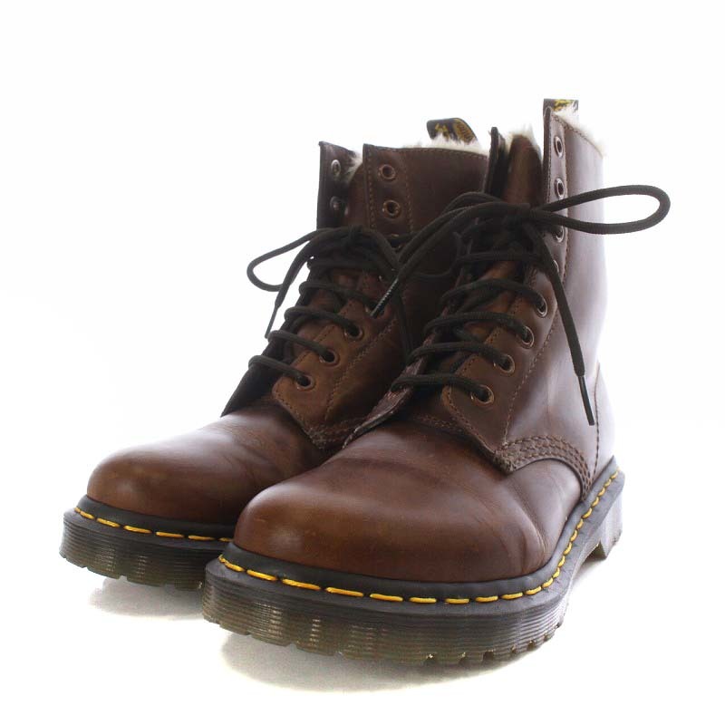 新作，限定SALE ドクターマーチン DR.MARTENS 1460 SERENA ショートブーツ レースアップ レザー 5 24cm 茶 ブラウン 2391224 /RY7 レディース(24.0cm)｜売買されたオークション情報、yahooの商品情報をアーカイブ公開 - オ 24.0cm