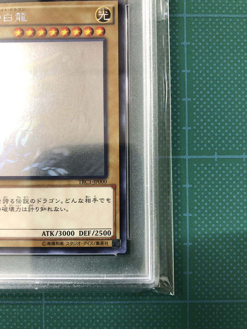 送料無料 2014年 PSA10 青眼の白龍 ホロ 美品 遊戯王 YUGIOH TRC1