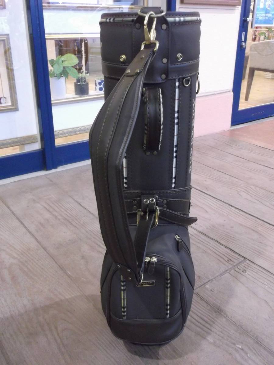 税込】1円スタート！！ 希少☆ BURBERRY GOLF キャディバッグ ブラウン