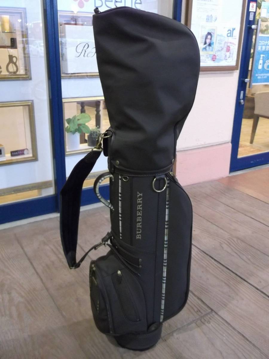 税込】1円スタート！！ 希少☆ BURBERRY GOLF キャディバッグ ブラウン