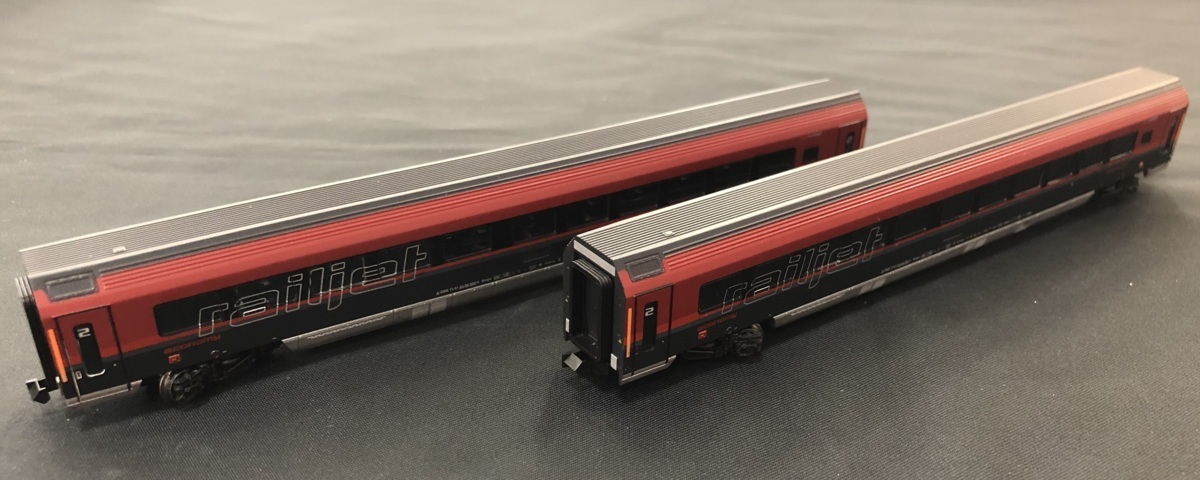 HOBBYTRAIN ÖBB railjet 4両セット H25224 (N) オーストリア連邦鉄道