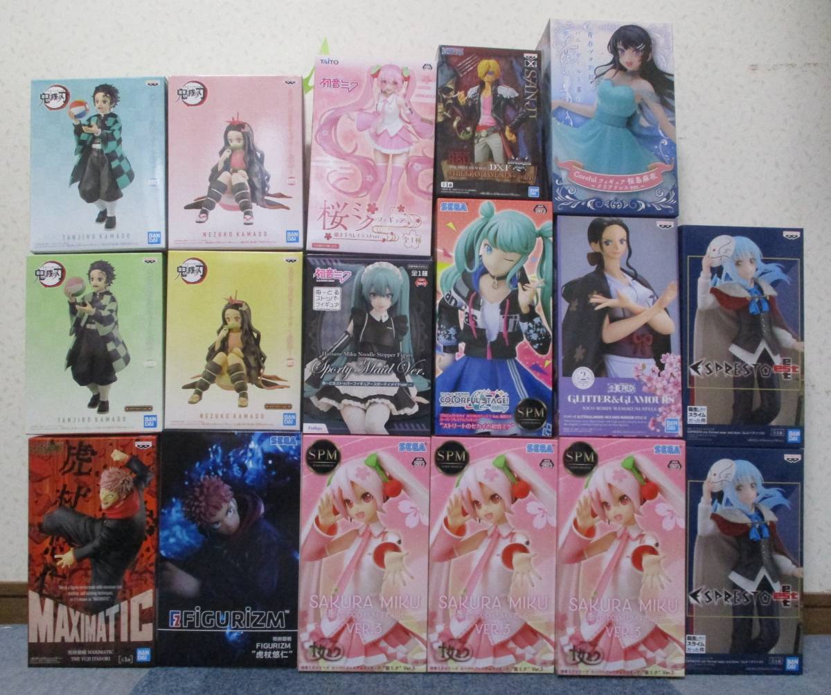 1円スタート プライズ フィギュア まとめ 17点 初音ミク 桜ミク SPM 鬼 