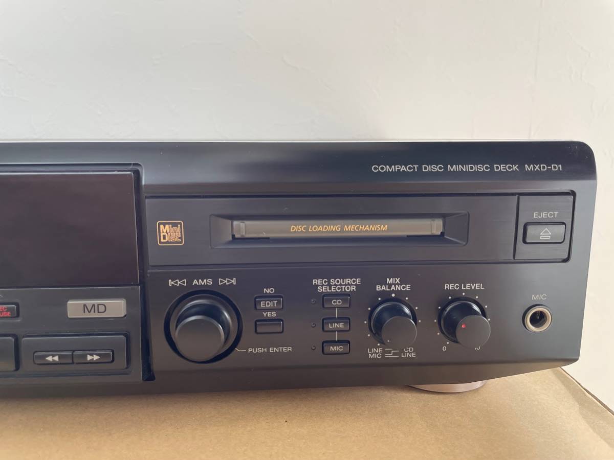 SONY MXD-D1】 ソニー CD/MDデッキ ※ジャンク | CONTRALINEA.NET