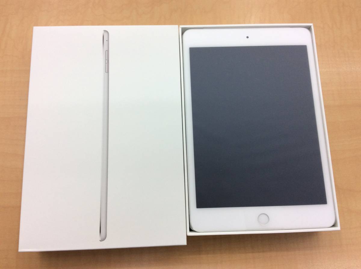 9308 新品未使用品 iPad mini4 128GB シルバー IMEI 〇 iPad 0 128GB