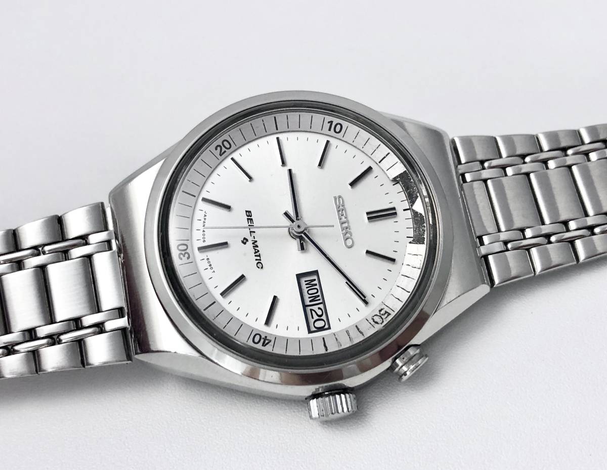 SEIKO ベルマチック 4006-6070 文字盤雰囲気良　77年製 SEIKO BELLMATIC bell-matic セイコー ベルマチック 4006-6070 自動