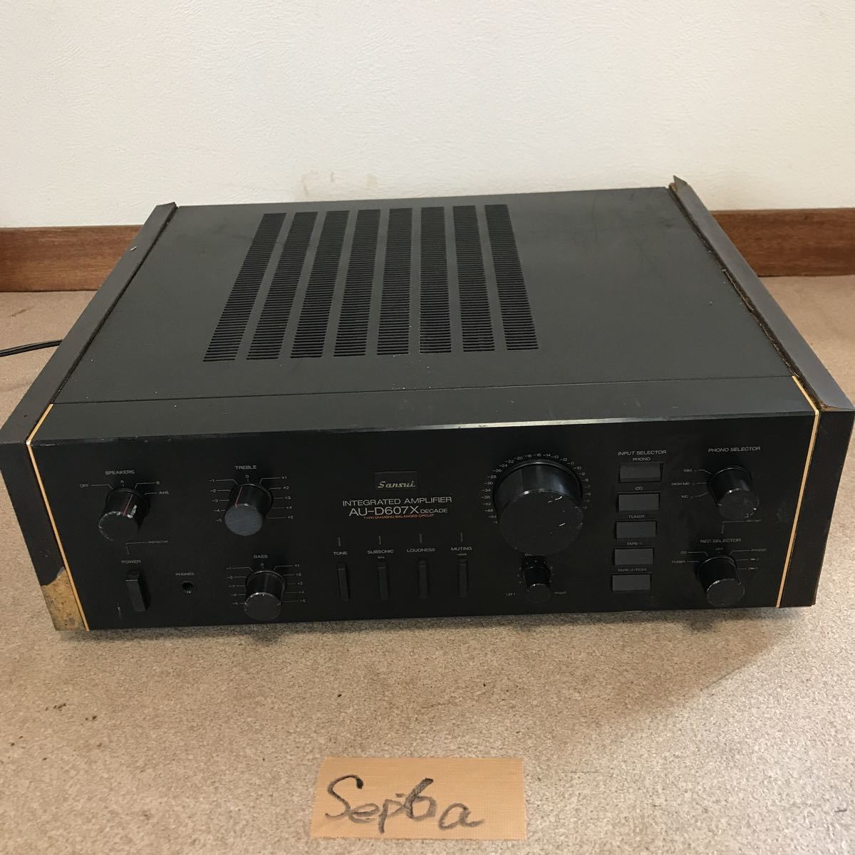 SANSUI サンスイ プリメインアンプ AU-D607X 中古品 AU-D607X