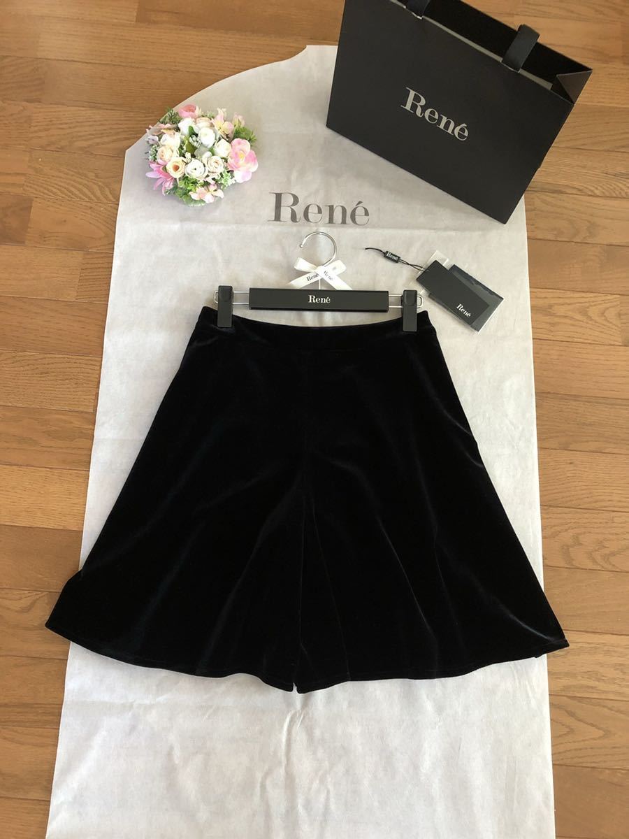 2026，人気セール Reneルネ ベロア ショート パンツ キュロット(ルネ)｜売買されたオークション情報、yahooの商品情報をアーカイブ公開 - オークファン ルネ
