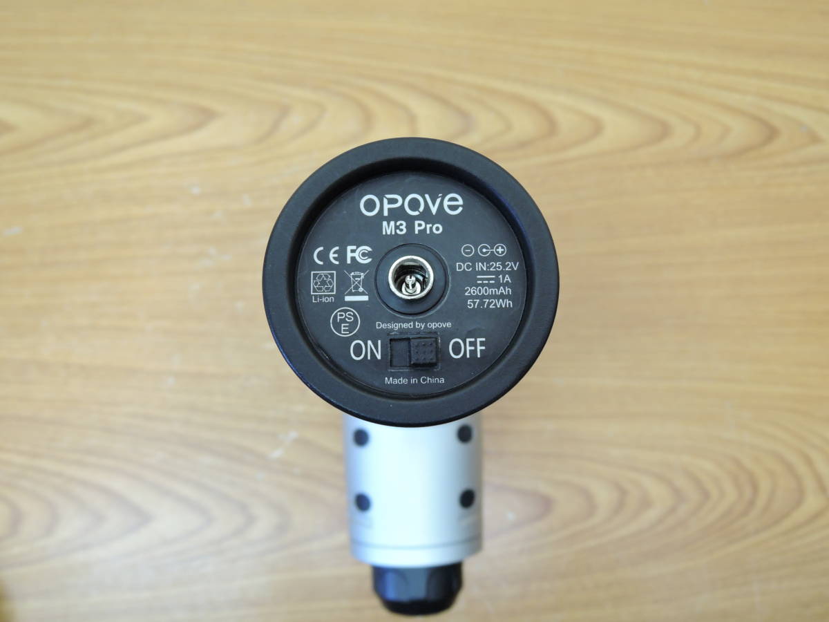 OPOVE/オポブ◆トータルボディケア マッサージガン 筋膜リリース◆M3 Pro opove M3 筋膜リリースガン 0 OPOVE⁄オポブ◇トータルボディケア Proレビュー：大きさと重さに