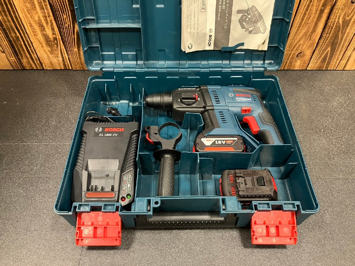 コードレスハンマードリル ボッシュ | Bosch PRO BOSCH GBH GBH18V-45C X 18V-18 コードレスハンマードリル（ONECHUCK） GBH18V-18X 18V BOSCH（ボッシュ） 未使用BOSCH(ボッシュ) 859-4165（直送品