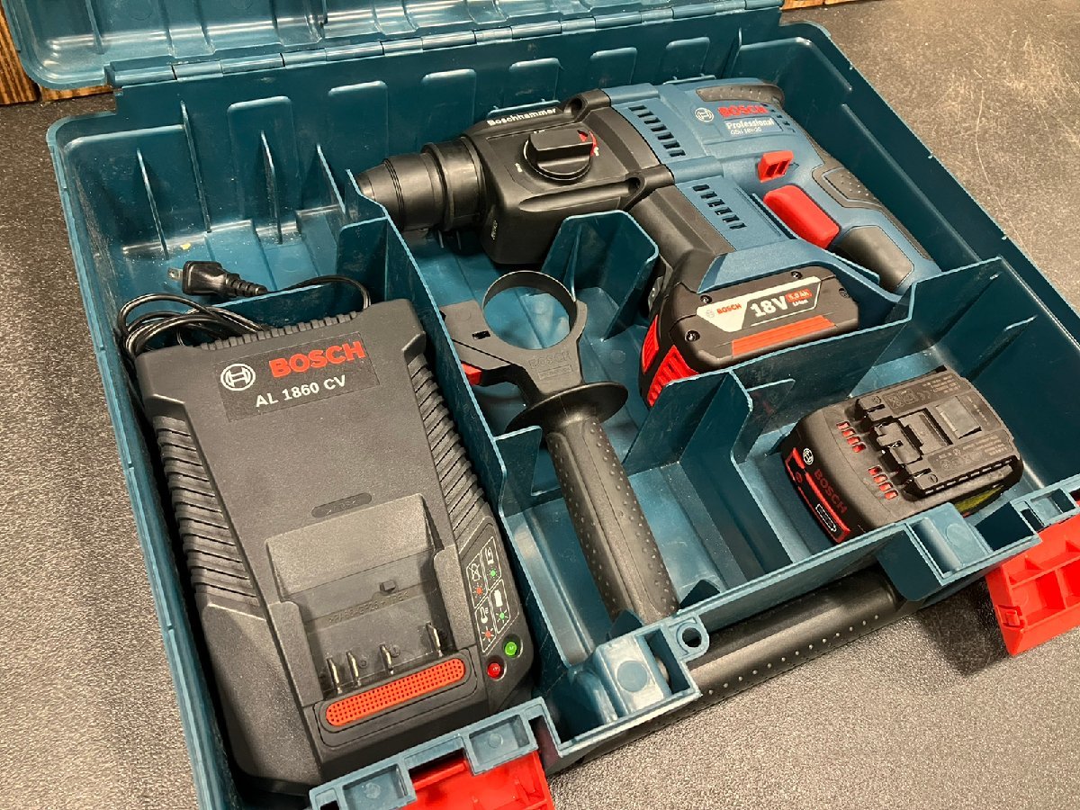 コードレスハンマードリル ボッシュ | Bosch PRO BOSCH GBH GBH18V-45C X 18V-18 コードレスハンマードリル（ONECHUCK） GBH18V-18X 18V BOSCH（ボッシュ） 未使用BOSCH(ボッシュ) 859-4165（直送品