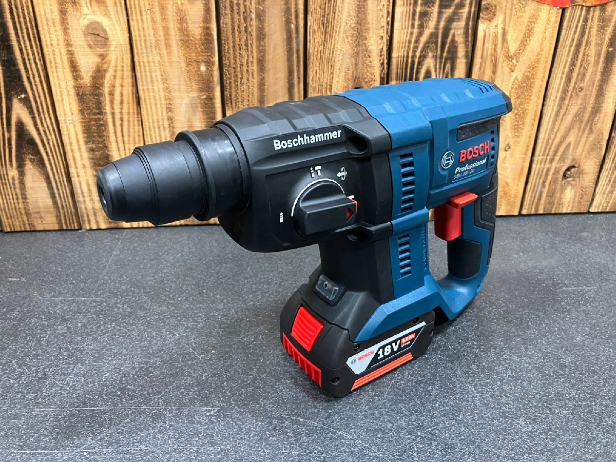 コードレスハンマードリル ボッシュ | Bosch PRO BOSCH GBH GBH18V-45C X 18V-18 コードレスハンマードリル（ONECHUCK） GBH18V-18X 18V BOSCH（ボッシュ） 未使用BOSCH(ボッシュ) 859-4165（直送品