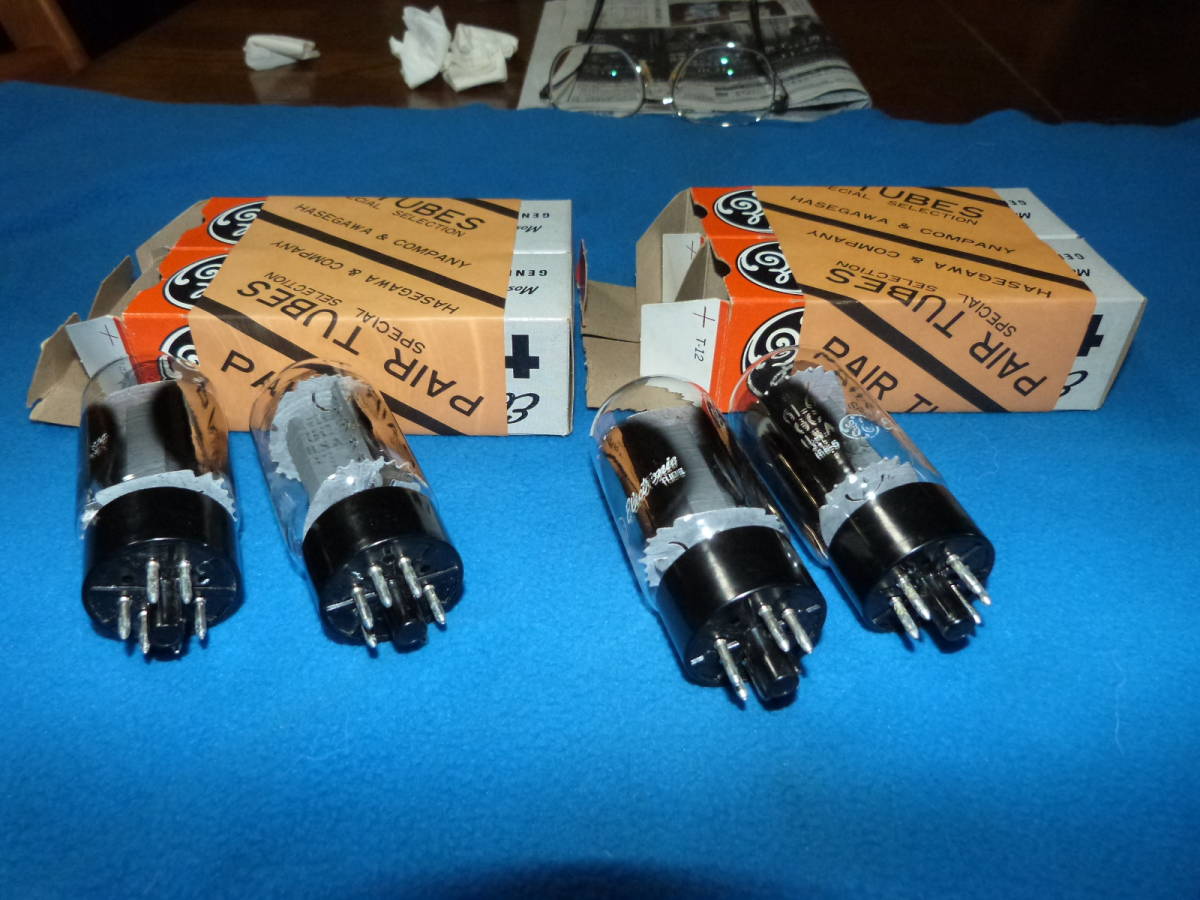 GE 6L6GC ペア―2本×2 未使用 6L6GC GE オーディオ機器 ペア2