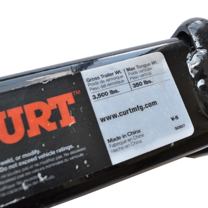 CURT 正規品 トレーラーヒッチ用 8インチ 延長レシーバー/アダプター 2