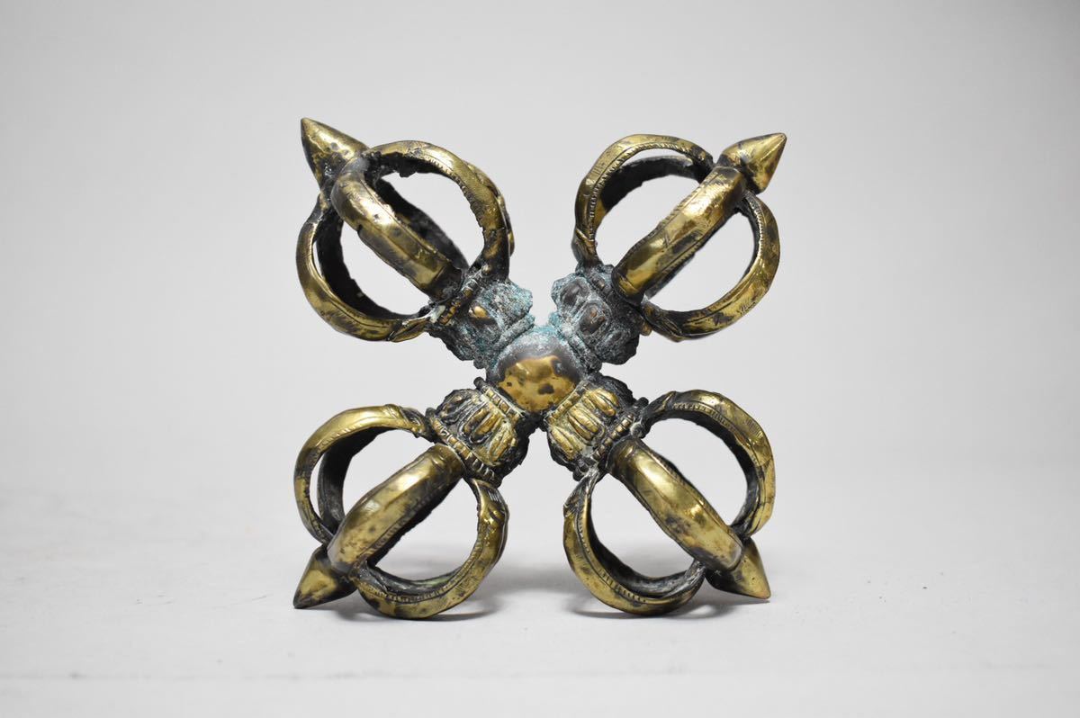 【英】377 時代 唐物銅鍍金仏器 仏教美術 中国美術 朝鮮 銅製 銅器 骨董品 美術品 古美術 時代品 古玩