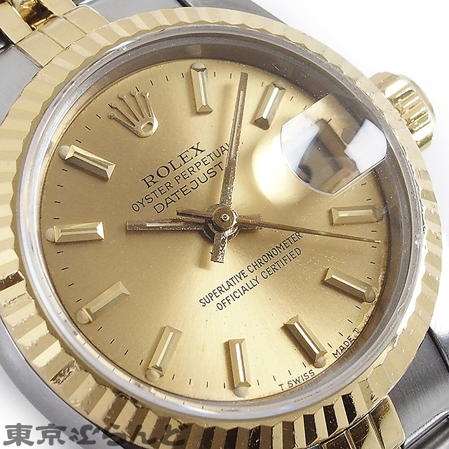 101615576 1円 ロレックス ROLEX デイトジャスト 時計 腕時計 レディース 自動巻 SS YG コンビ ジュビリーブレス 69173 cal.2135 不動 現状_5