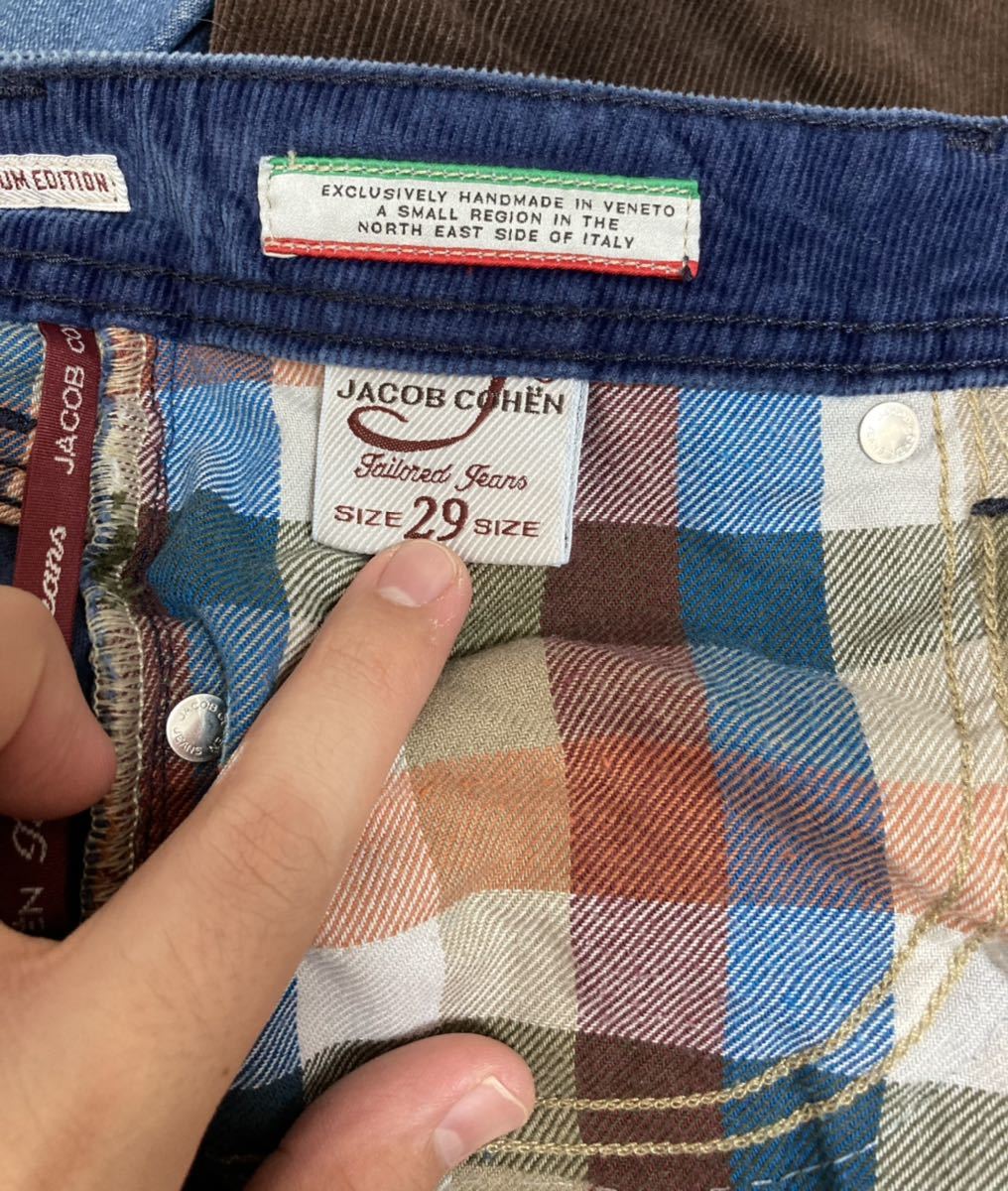 COHEN JACOB ヤコブコーエン BARD ストレッチ コーデュロイ ヤコブコーエン JACOB COHEN PW688 コーデュロイパンツパンツ w29