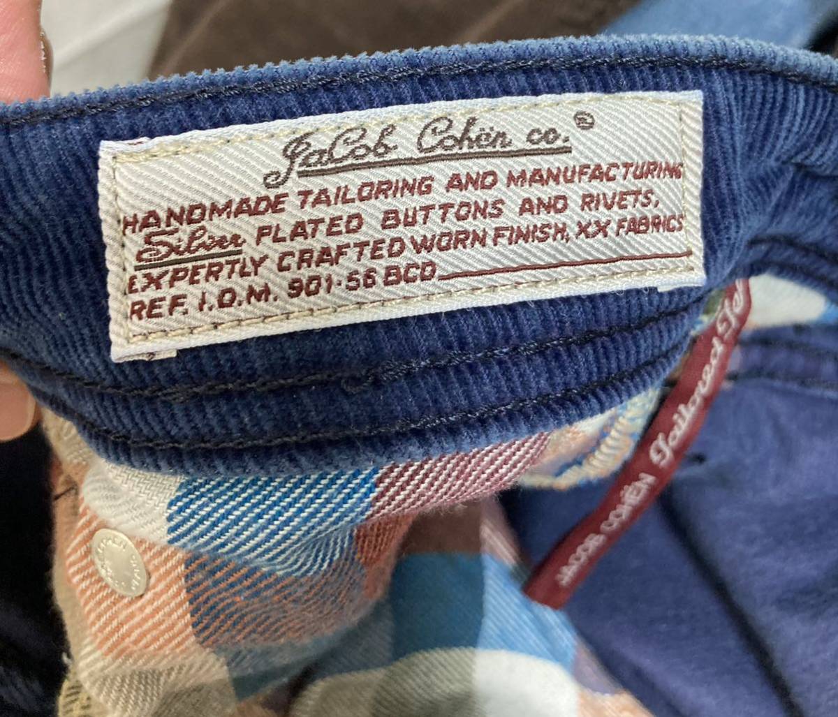 COHEN JACOB ヤコブコーエン BARD ストレッチ コーデュロイ ヤコブコーエン JACOB COHEN PW688 コーデュロイパンツパンツ w29