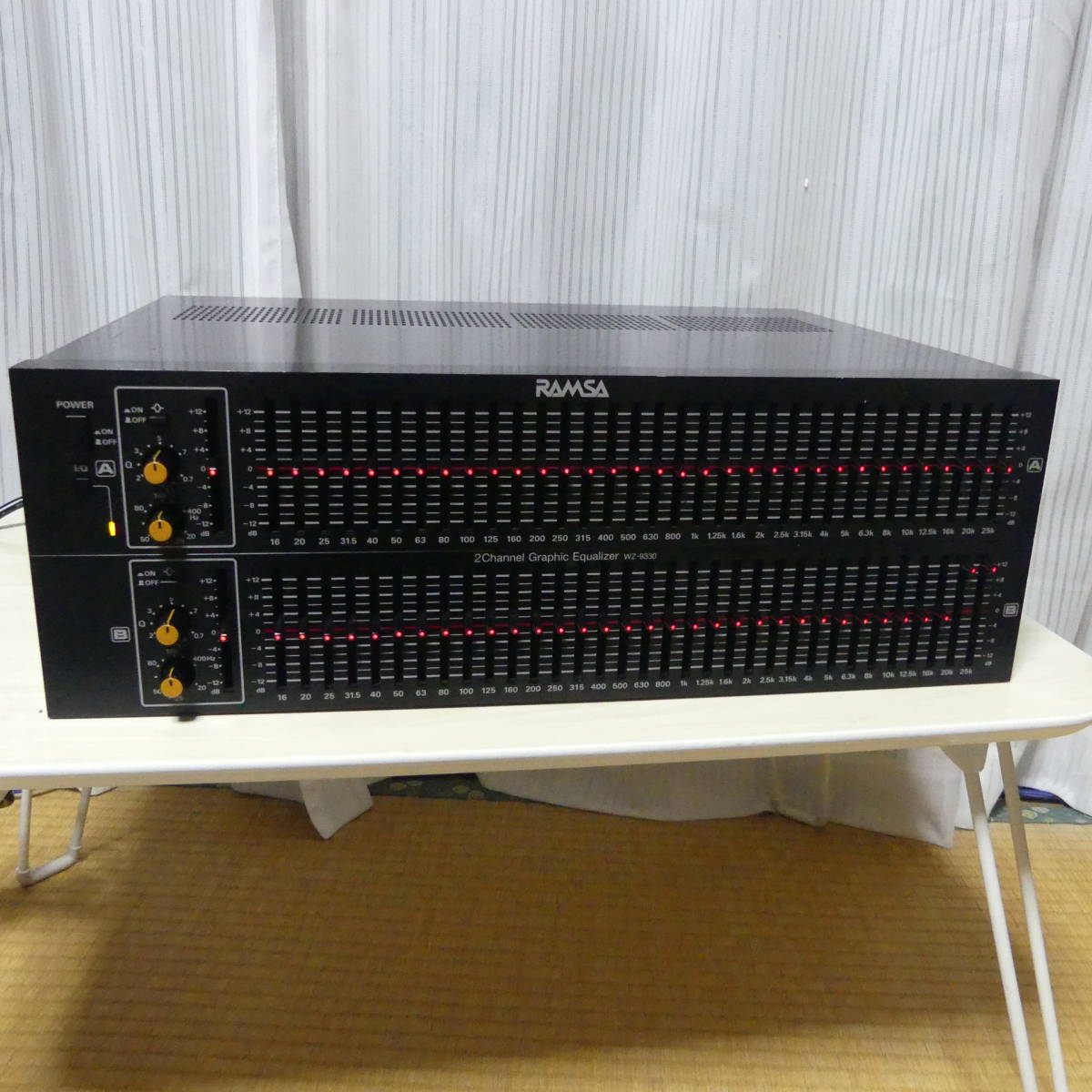 WZ-9330 RAMSA グラフィックイコライザー 33バンド 動作確認 RAMSA WZ