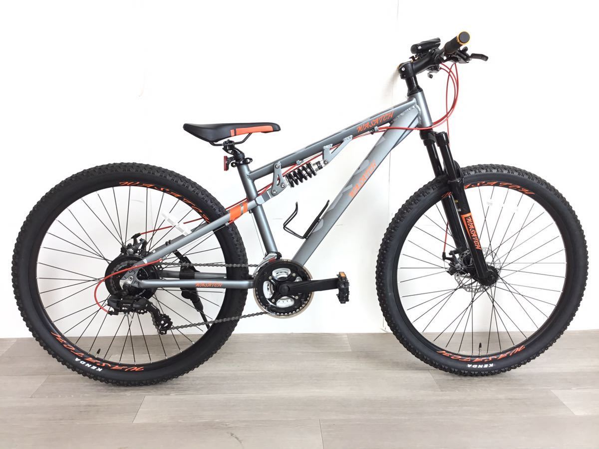 高品質，品質保証 FS10 レックス 27.5インチ 21段ギア マウンテンバイク MTB 727 グレー オレンジ YC9NL002094 直接引取可 領収書発行可 品(Mサイズ)｜売買されたオークション情報、yahooの商品情報をアーカイブ公開 - ハードテイル