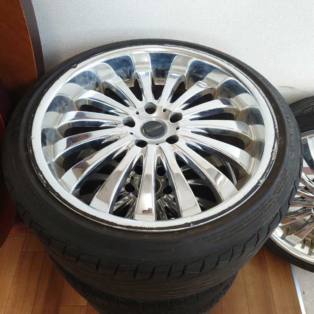 8033◇GODFATHER ゴッドファーザー 235/35ZR19 19インチ ホイール 5穴 