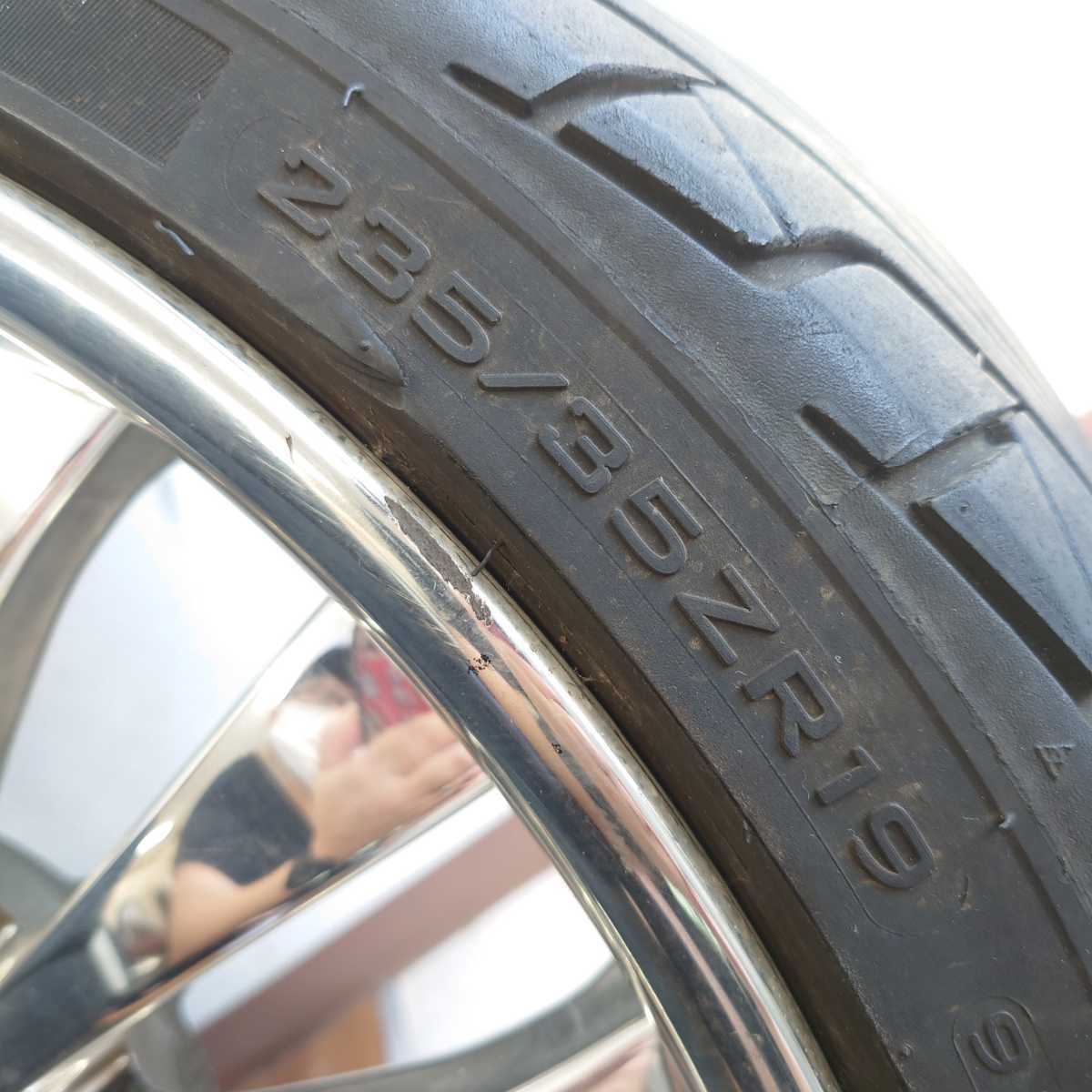 8033◇GODFATHER ゴッドファーザー 235/35ZR19 19インチ ホイール 5穴 