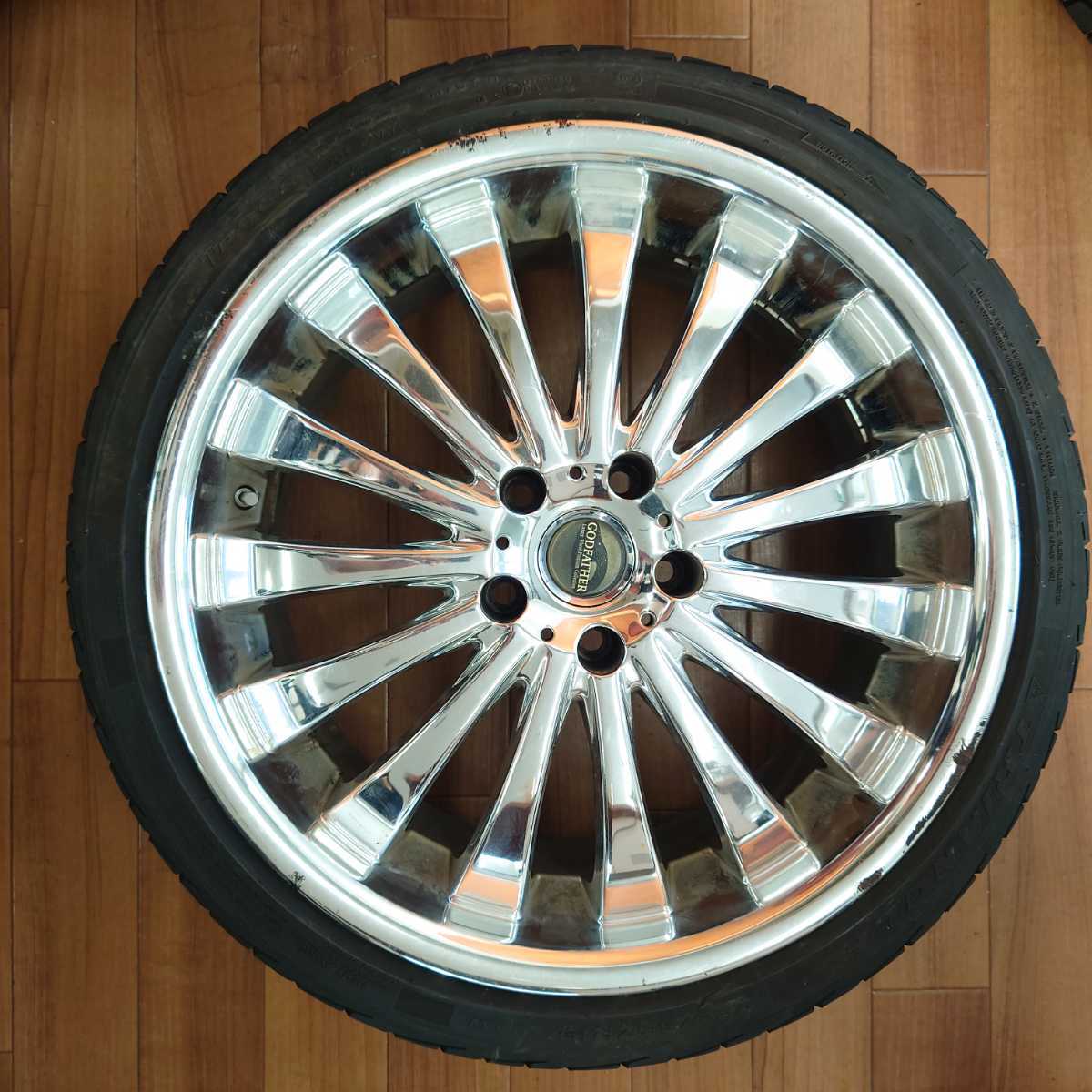 8033◇GODFATHER ゴッドファーザー 235/35ZR19 19インチ ホイール 5穴 