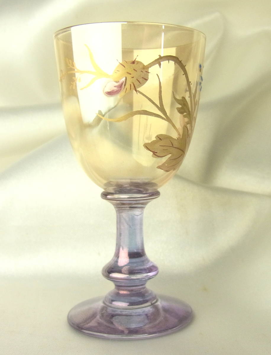 稀少 OLD BACCARAT オールドバカラ ラスター彩が施された 稀少 OLD BACCARAT オールドバカラ ラスター彩が施された