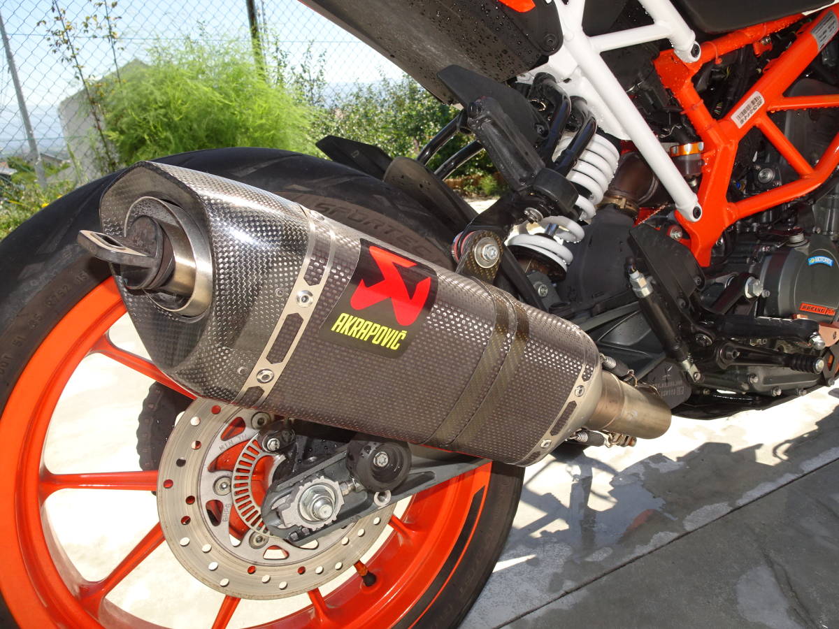 0 KTM アクラポビッチ Duke 車検付き 高級 マフラー付き 車検対応 0 KTM アクラポビッチ Duke 車検付き 高級 マフラー付き 車検対応