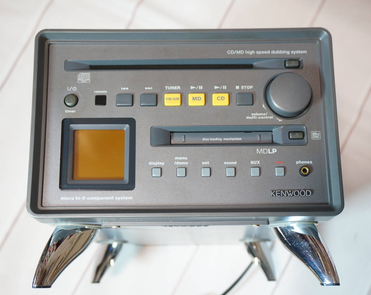 KENWOOD CD/MD RECEIVER RD-BR2001MD コンポ RD-BR2001MD CD⁄MD コンポ 希少KENWOOD for RECEIVER Kenwood this won