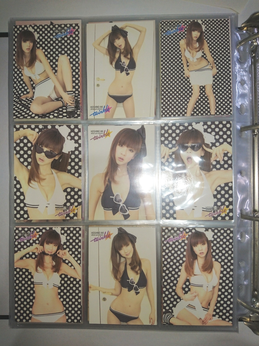 ほしのあき さくら堂 twinkle 2009 レギュラーコンプリートセット 72枚 