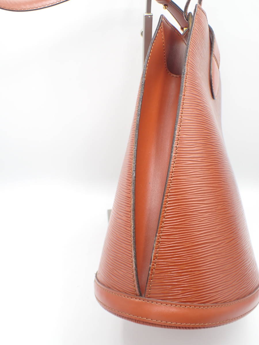 ■美品 ルイヴィトン LOUIS VUITTON エピ クリュニー ショルダー バッグ ブラウン 茶 1円 1スタ エピ VUITTON LOUIS M42955 キーポル55 アルマBB
