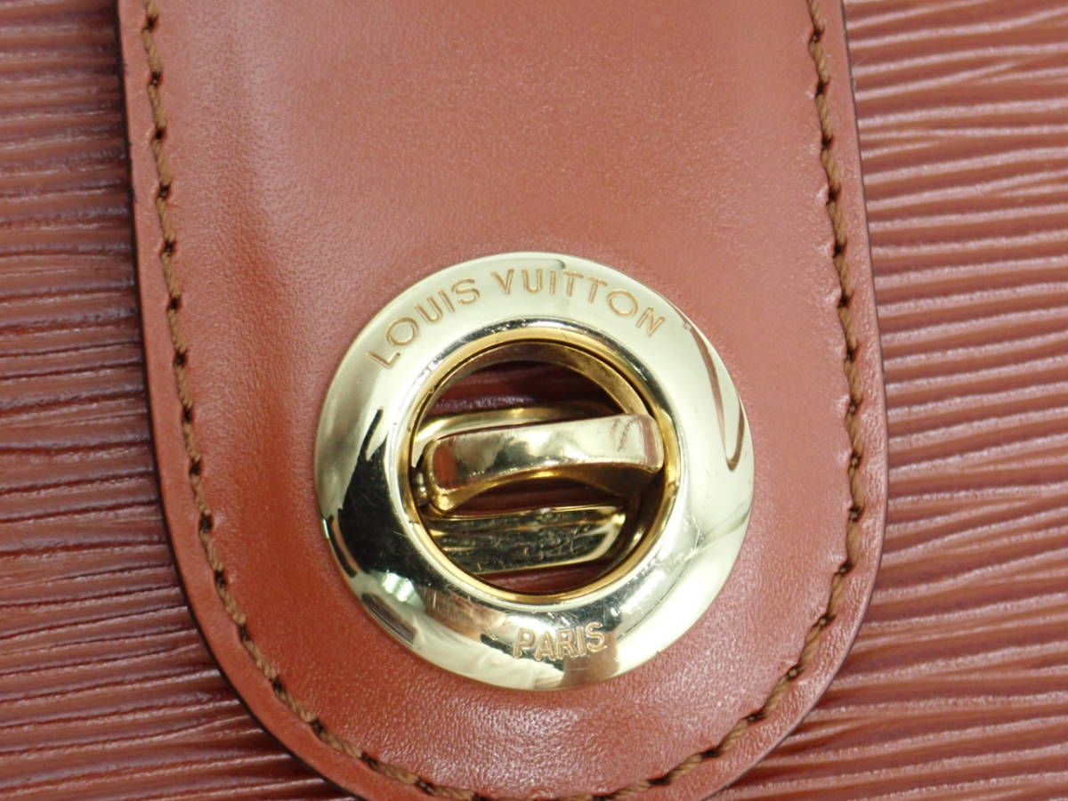 ■美品 ルイヴィトン LOUIS VUITTON エピ クリュニー ショルダー バッグ ブラウン 茶 1円 1スタ エピ VUITTON LOUIS M42955 キーポル55 アルマBB