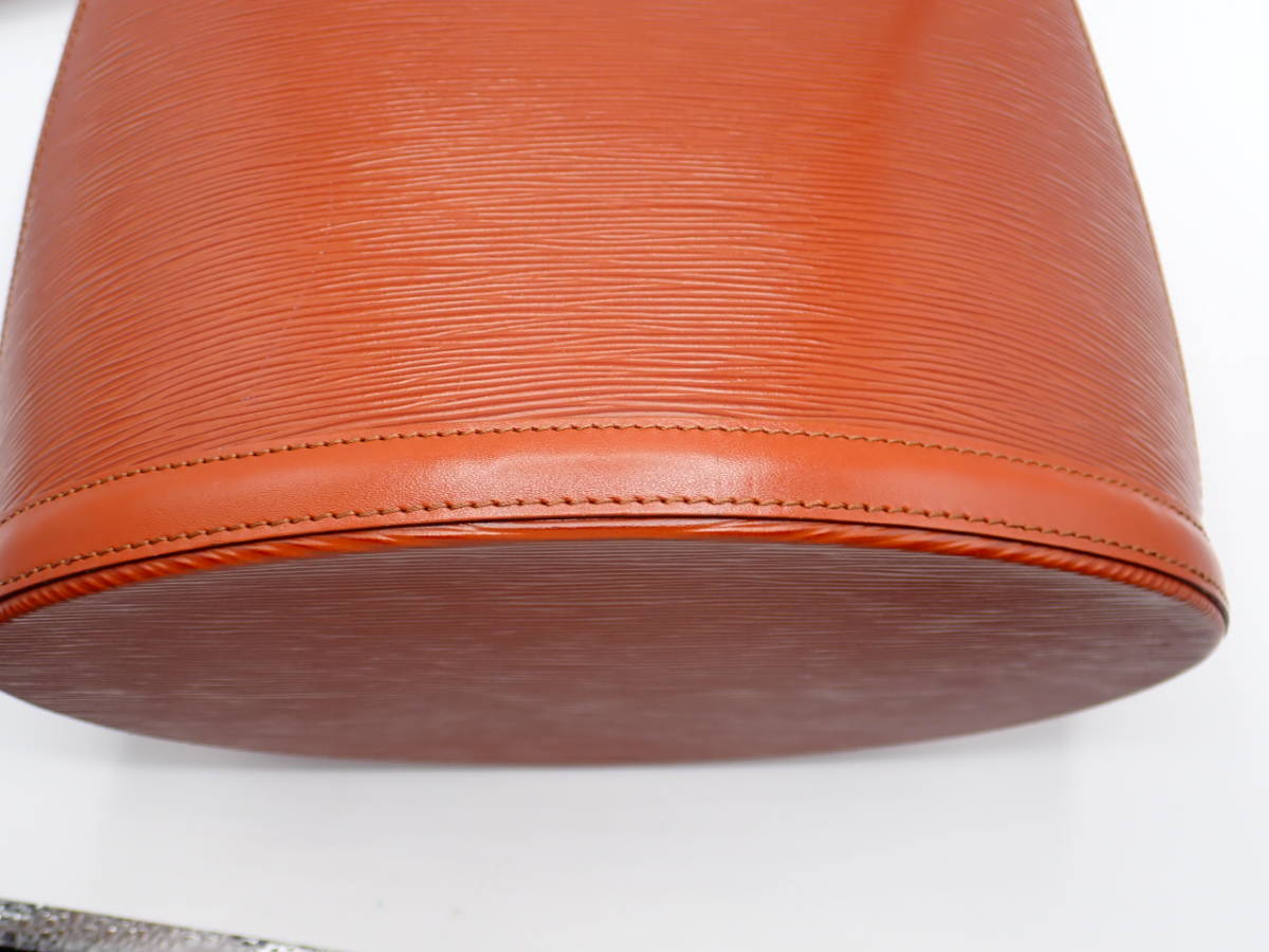 ■美品 ルイヴィトン LOUIS VUITTON エピ クリュニー ショルダー バッグ ブラウン 茶 1円 1スタ エピ VUITTON LOUIS M42955 キーポル55 アルマBB