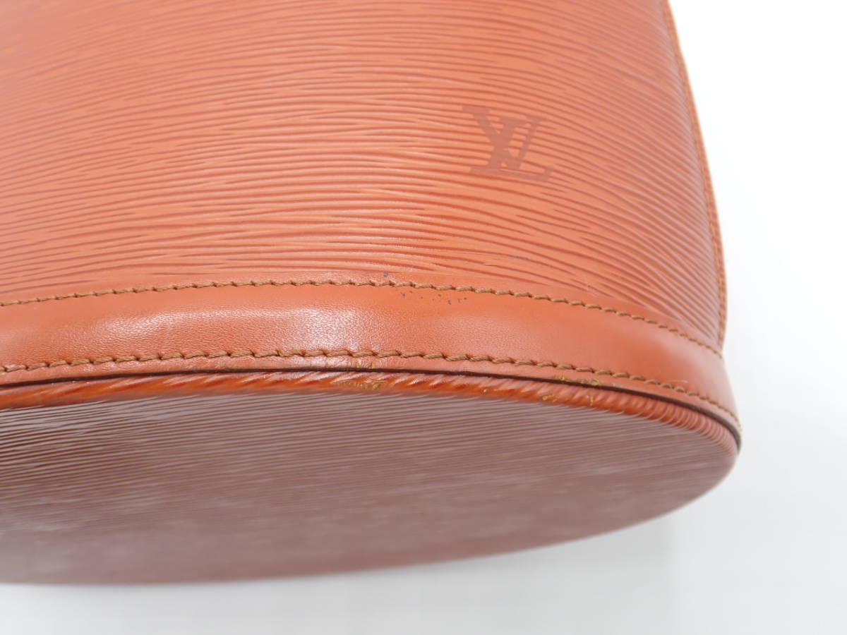 ■美品 ルイヴィトン LOUIS VUITTON エピ クリュニー ショルダー バッグ ブラウン 茶 1円 1スタ エピ VUITTON LOUIS M42955 キーポル55 アルマBB