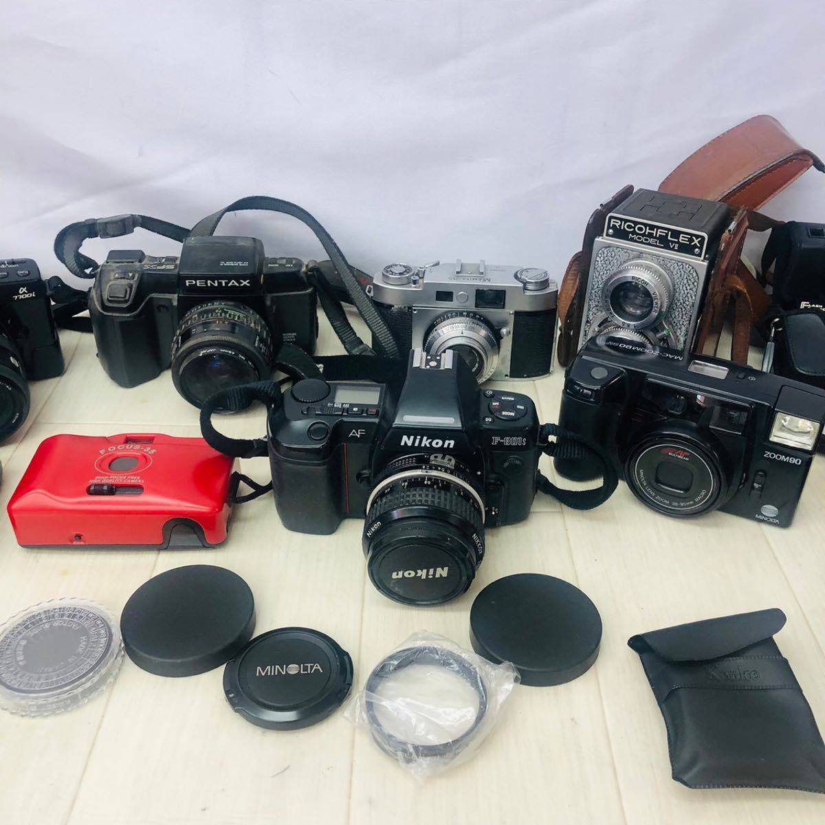 DH174 1円〜 一眼レフカメラ まとめ Nikon MINOLTA PENTAX KYOCERA