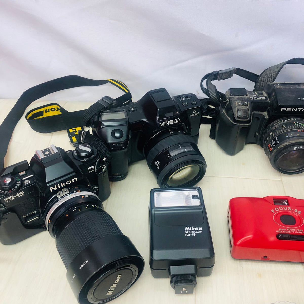 Nikon カメラ一眼レフ DH174 1円〜 一眼レフカメラ まとめ Nikon MINOLTA PENTAX KYOCERA