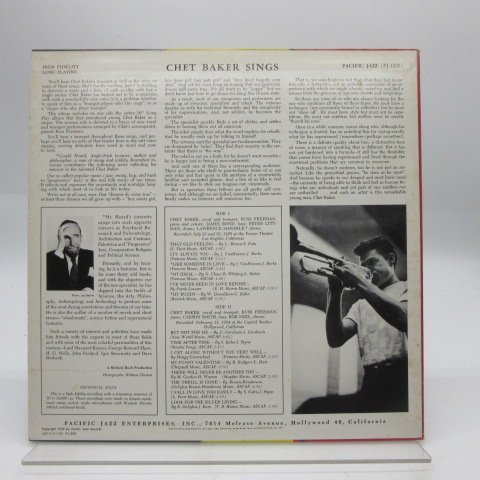 Chet Baker ⁄ チェット・ベイカー | - CHET BAKER Sings : RECORDS (LP