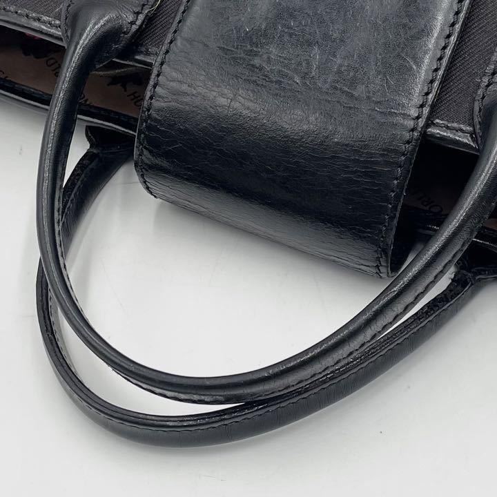 極美品 HUNTING WORLD ハンティングワールド メンズ ビジネスバッグ ブリーフケース ハンド トート キャンバス レザー A4 ロゴ 黒 ブラック WORLD ハンティングワールド HUNTING アローズ ランキング Yahoo