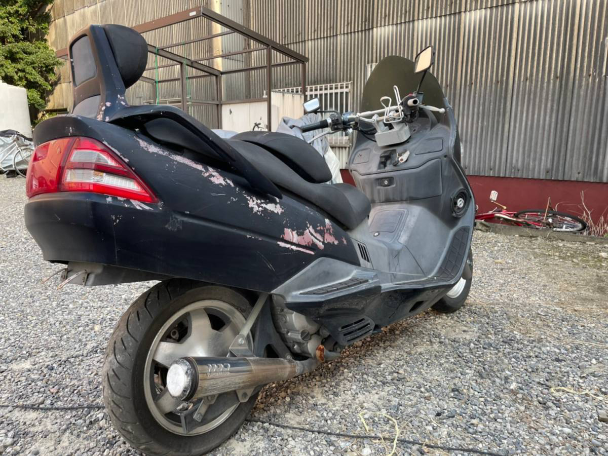 スカイウェイブ250 CJ43A ズズキ純正マーク入り ヨシムラ