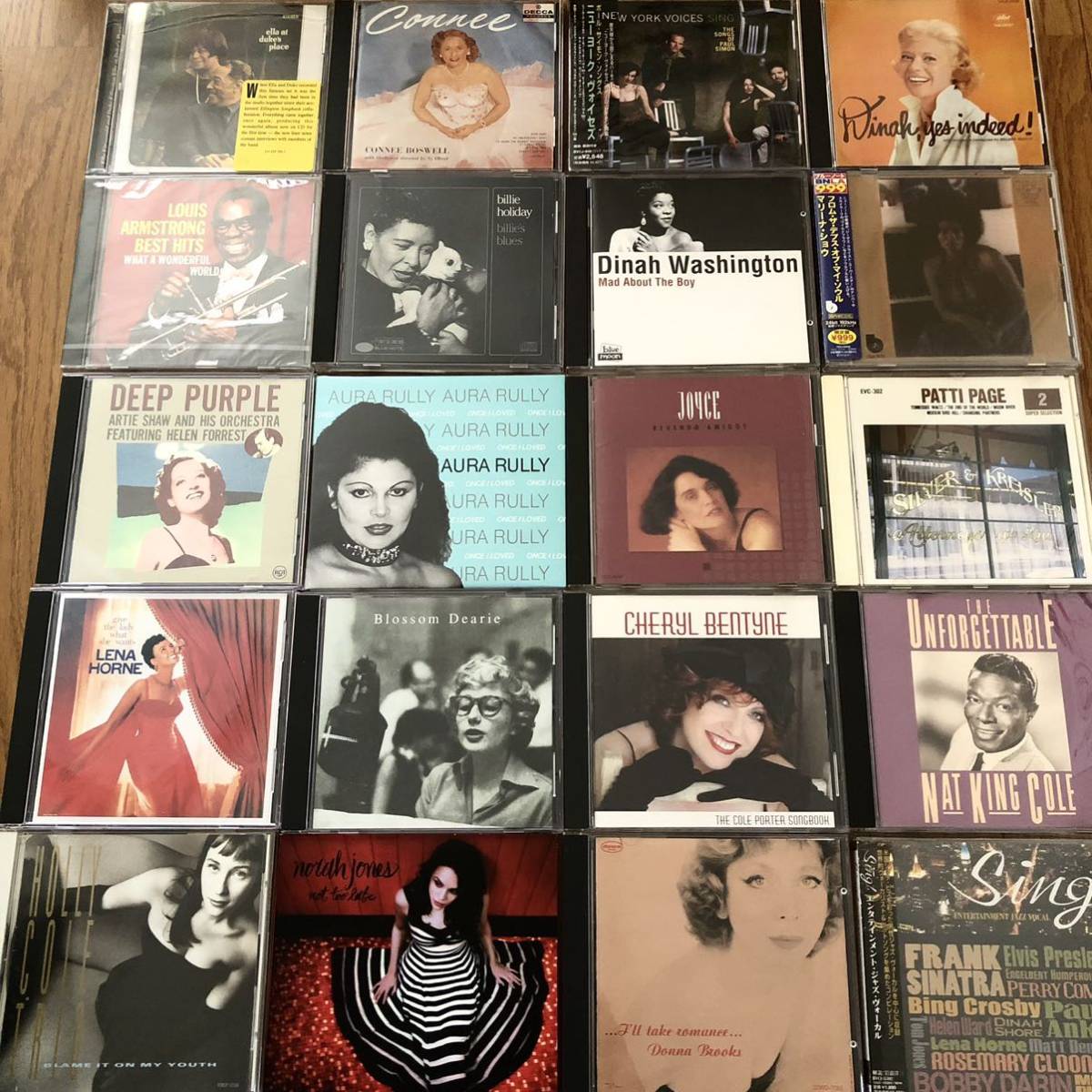  JAZZ ジャズヴォーカル名盤／まとめて20枚セット① ブロッサム ディアリー ナット キング コール ノラ ジョーンズ etc.(ボーカル)｜売買されたオークション情報、yahooの商品情報をアーカイブ ボーカル