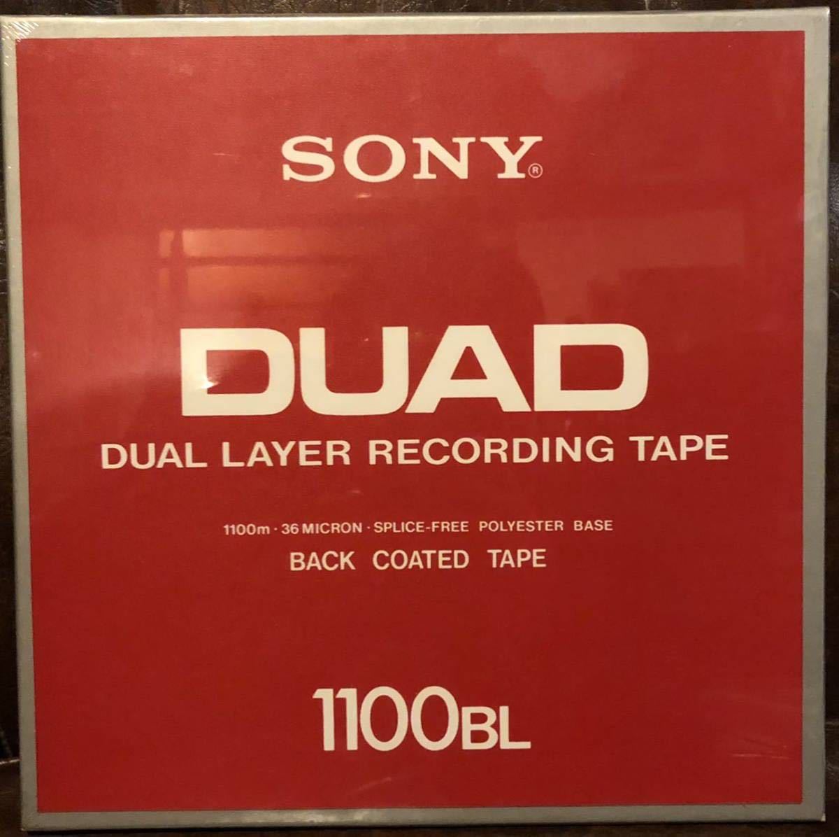 【未開封】SONY DUAL LAYER RECORDING TAPE オープンリールテープ DUAD-11-1100-BL / ULH-11-1100BL / 3本セット / BACK COATED TAPE Sony Reel Tape 「エルカセットテープ」の落札 PDP-65C AMS