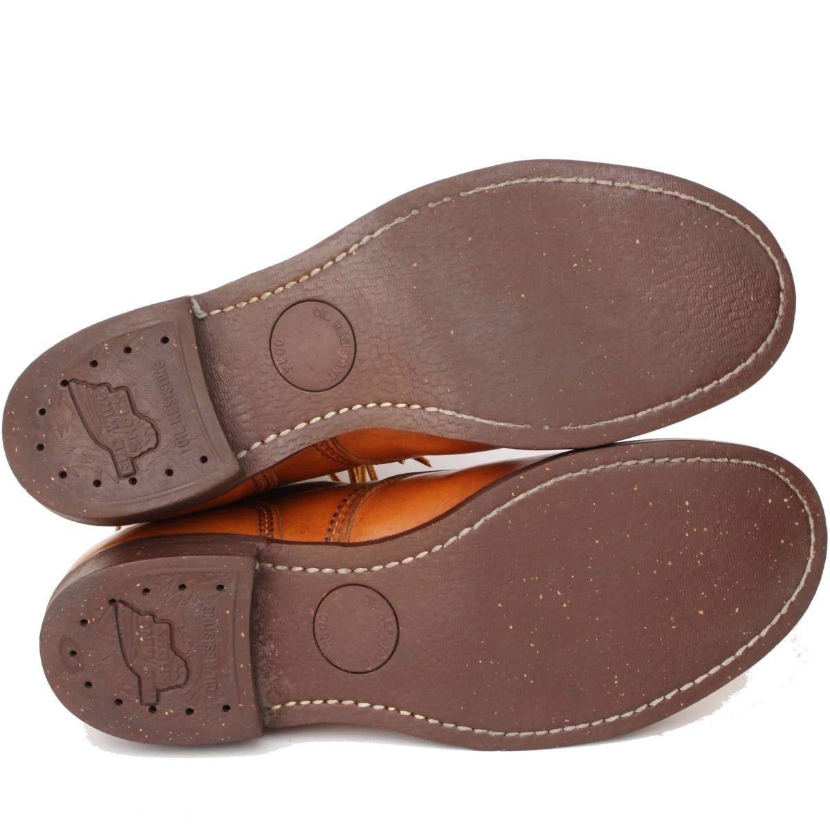 21552)希少オロイジナルREDWING8112レッドウィングMADE IN USA 8D約 