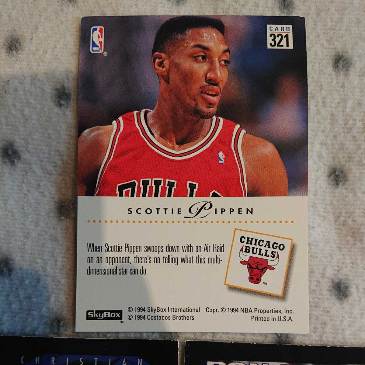 NBA カード ☆ 1994 SKYBOX ポスター仕様カード 3枚セット ☆ SCOTTIE 