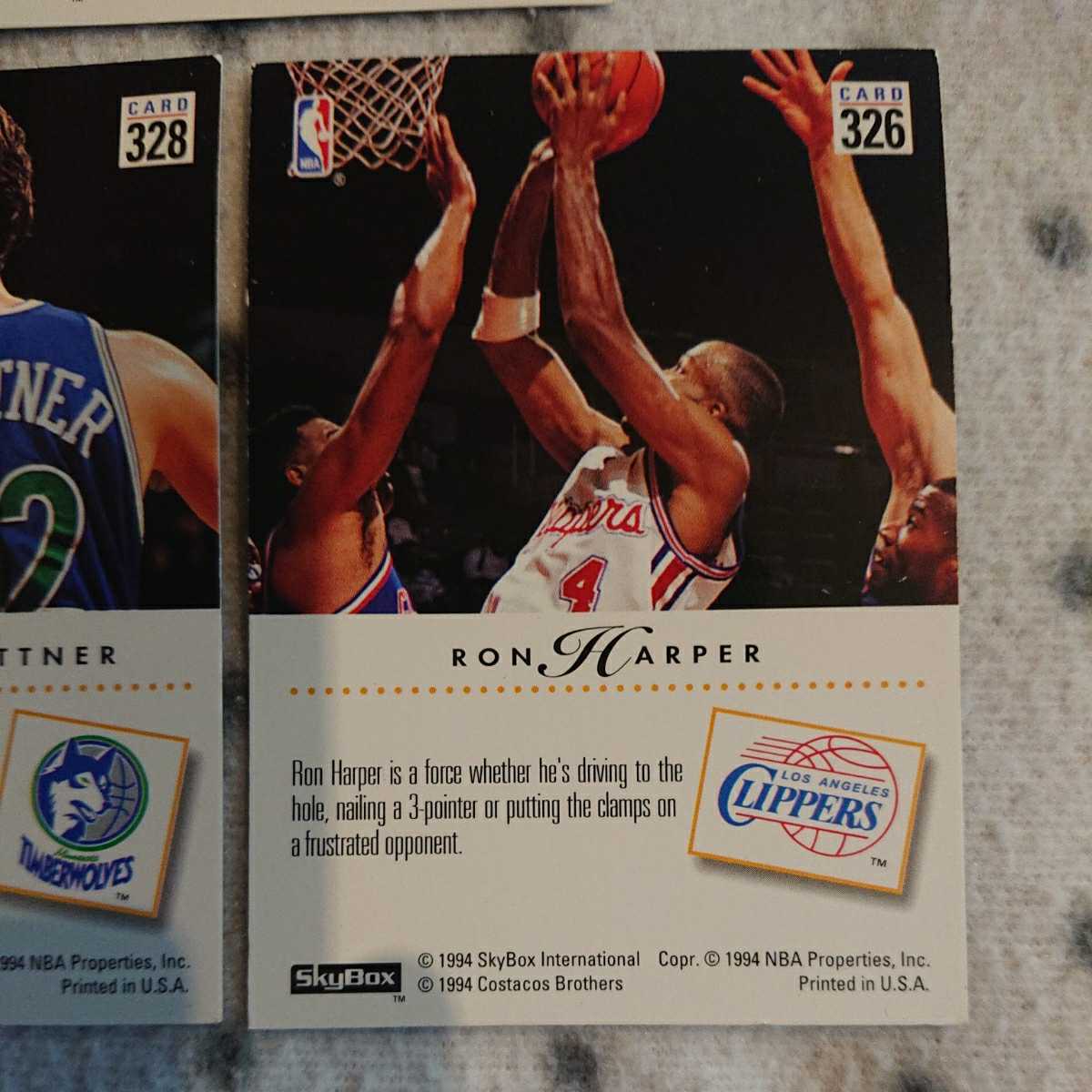 NBA カード ☆ 1994 SKYBOX ポスター仕様カード 3枚セット ☆ SCOTTIE 