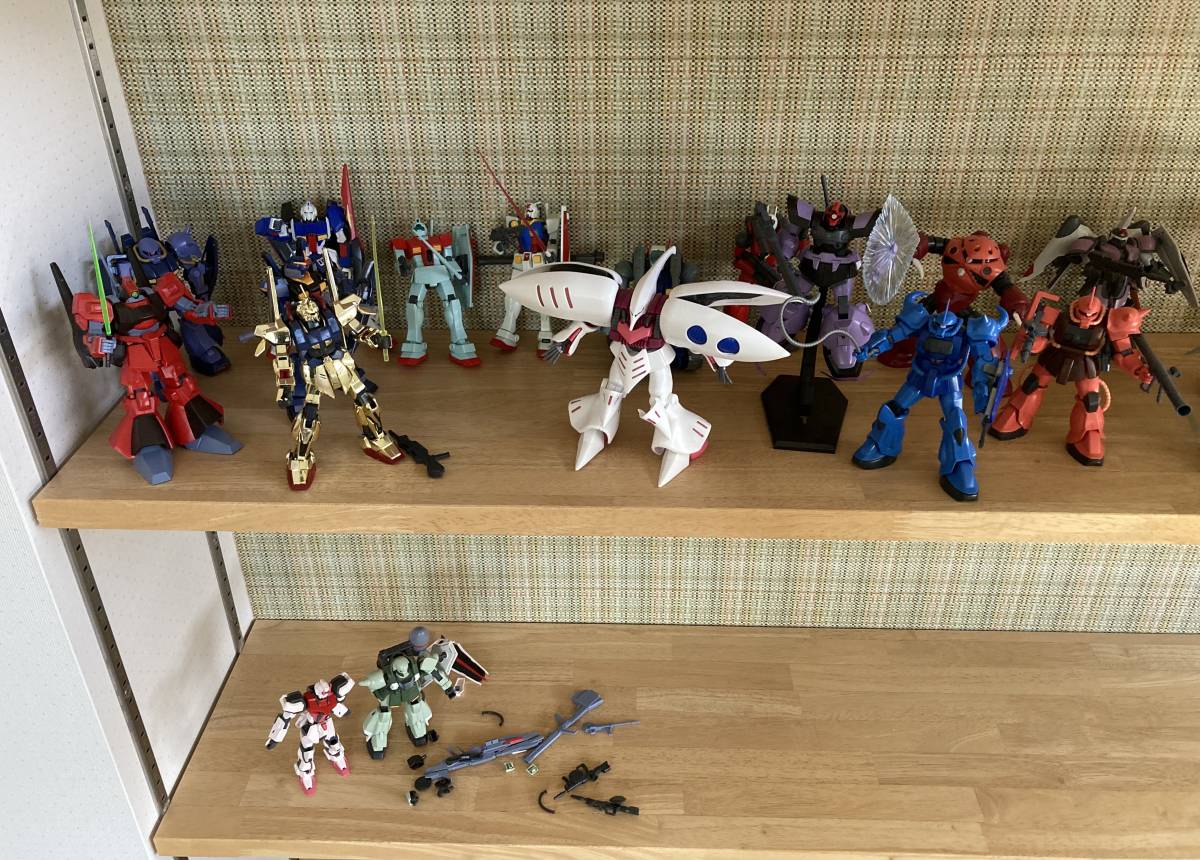 【未組立3個セット】ガンダムプラモデル ガンプラ33体セット（組立済み）