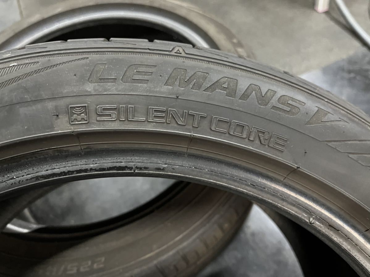 DUNLOP LEMANS V 2本中古です。225/45R17 94W 2019年製 【公式通販】