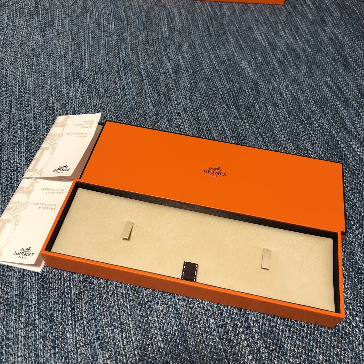 HERMES エルメス 時計 空箱 ケース 箱 2個セット 冊子付き まとめて