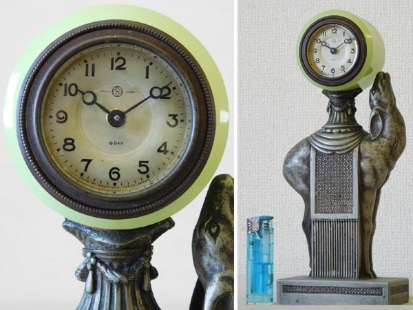 ウランガラス　精工舎　目覚まし時計　置時計　SEIKOSHA 和ガラス　レトロ Yahoo!オークション 「ウランガラス置時計」の落札相場・落札価格