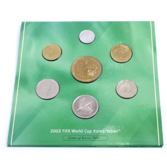 □ 2002年 FIFAワールドカップ 韓国 記念貨幣 ミントセット コイン
