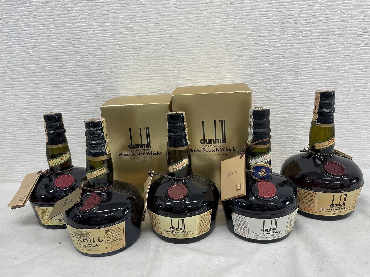 1m酒154E】 ☆1円スタート☆古酒・未開栓☆5本セット☆dunhill